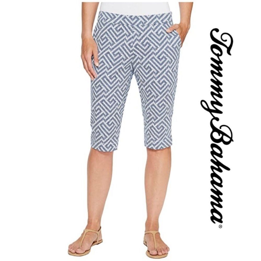NWT Tommy Bahama Greek Cay High Rise Boardwalk 15-Inch Short in Kingdom Blue